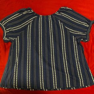 Cute Drape Geometric Top